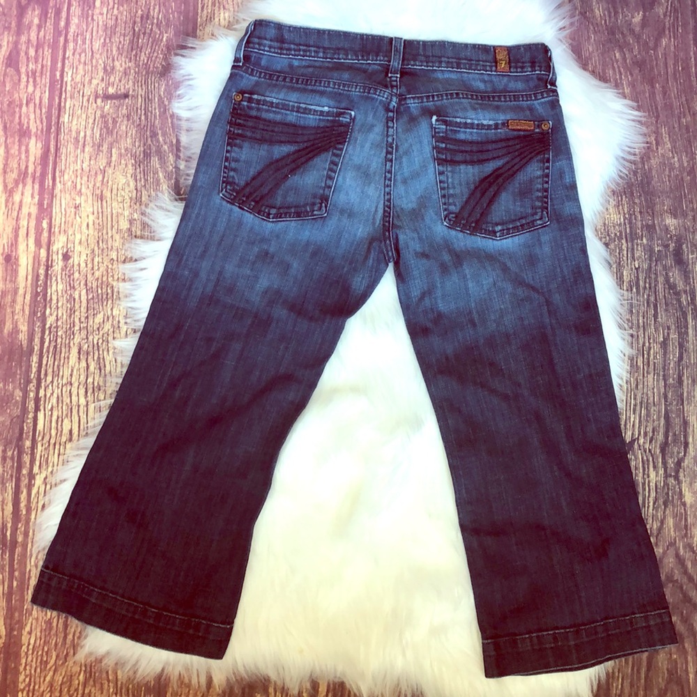 7  for all mankind Crop Dojo jeans sz 28